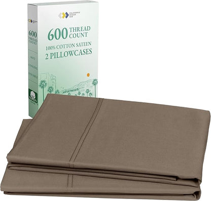 California Design Den Luxuriously Soft Hotel Quality 600 Thread Count, 100% by CaliforniaDesignDen
