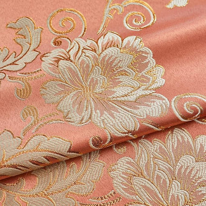 ELKCA Golden Jacquard Swag Waterfall Valance - Image 8