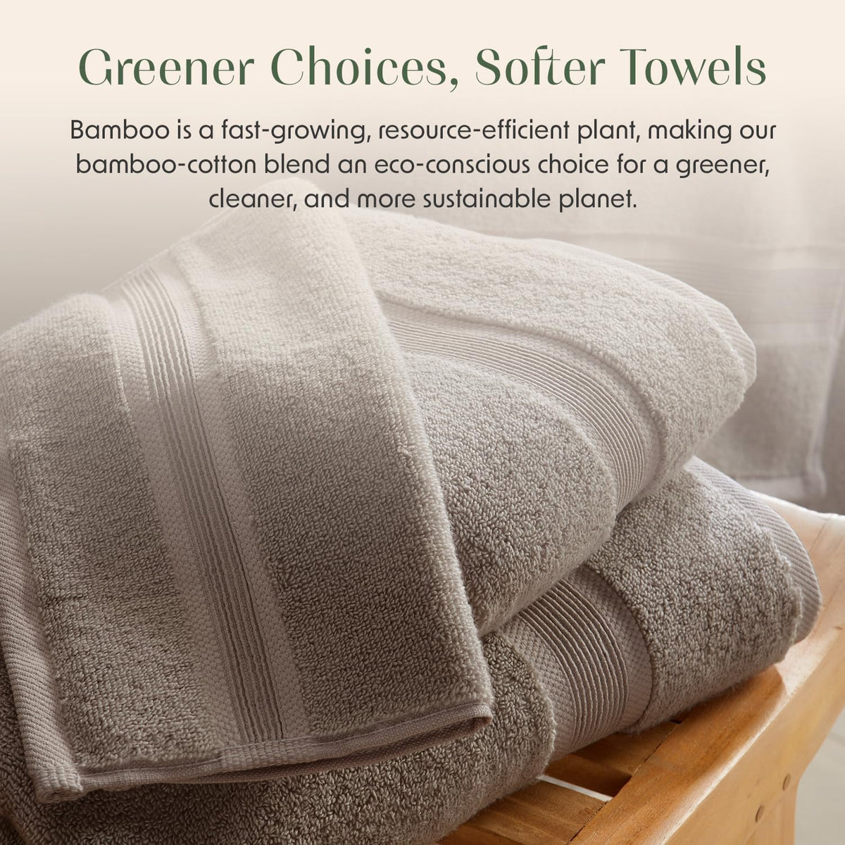 springtree home luxury bamboo rayon plush bath towel, package contents