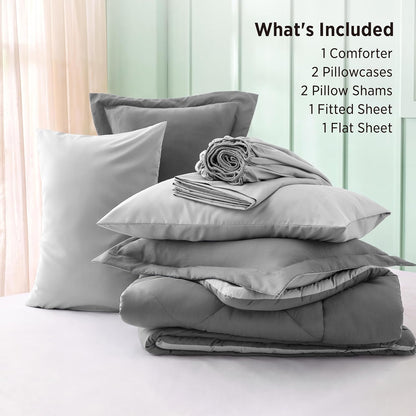 bedsure bed in a bag full reversible bed, package contents