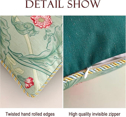 patdrea Designer Pack of 2 Square Throw Pillow Covers, French Vintage Rustic - Image 4
