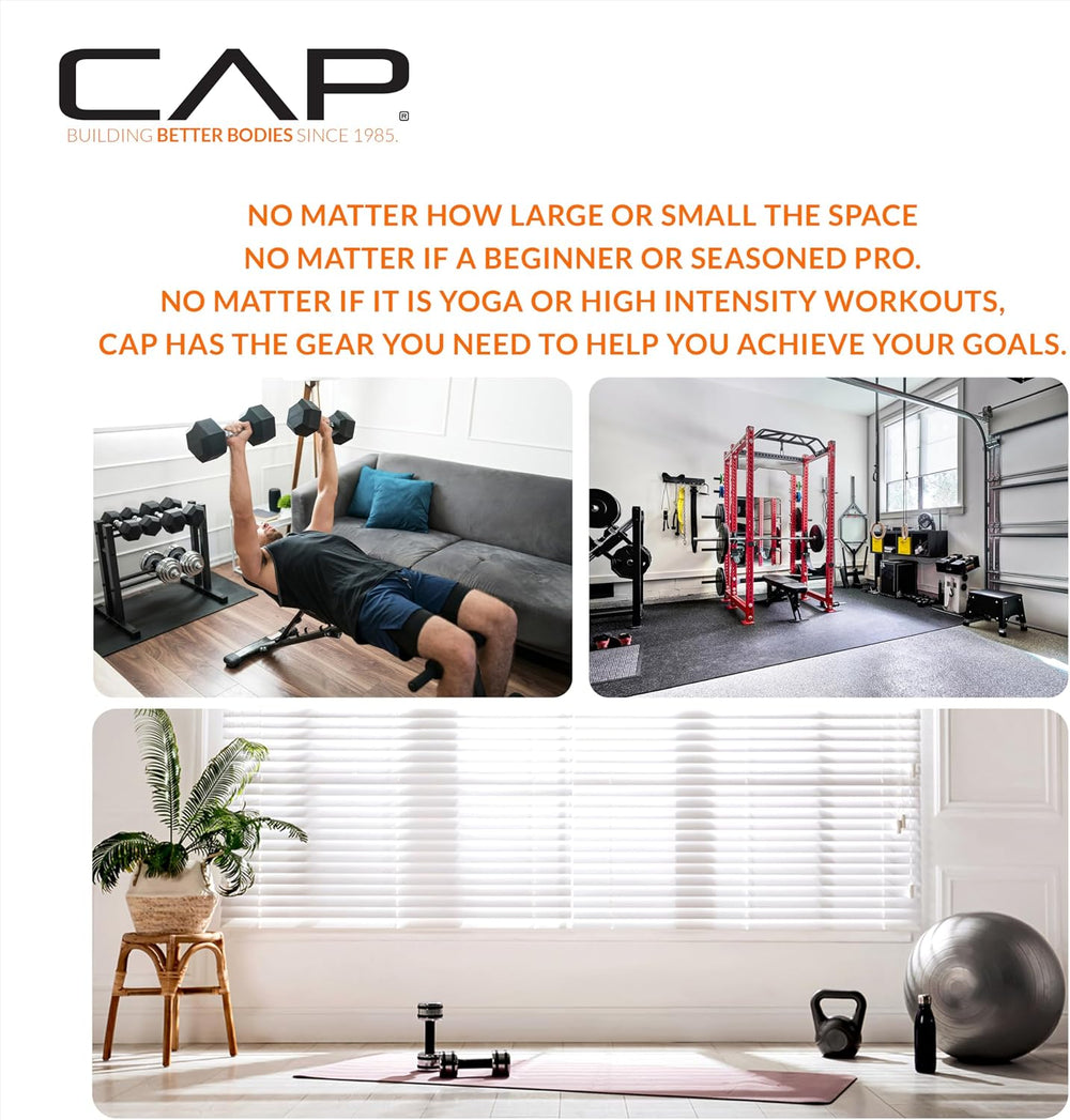 CAP Barbell All Purpose Folding Anti Tear Exercise Training Aerobic Fitness G...