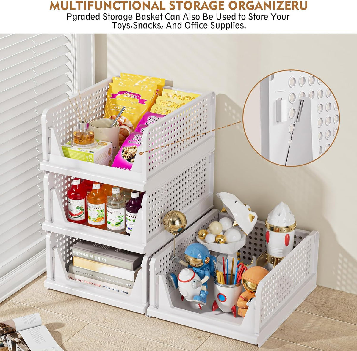 closet organizer basket, closet organizers and storage, green on a desk or shelf