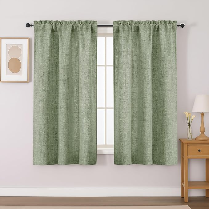 Gwine Green Curtains 45 Inch Length by Gwine