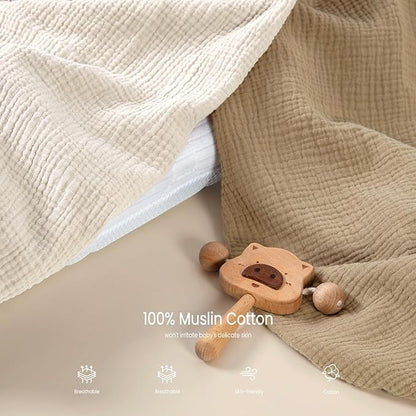 lulumoon Muslin Bassinet Sheets - Image 4