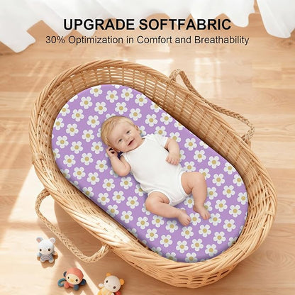 Baby Bassinet Sheets for Baby Boy Girls, Baby Delight, Angelbliss - Image 6