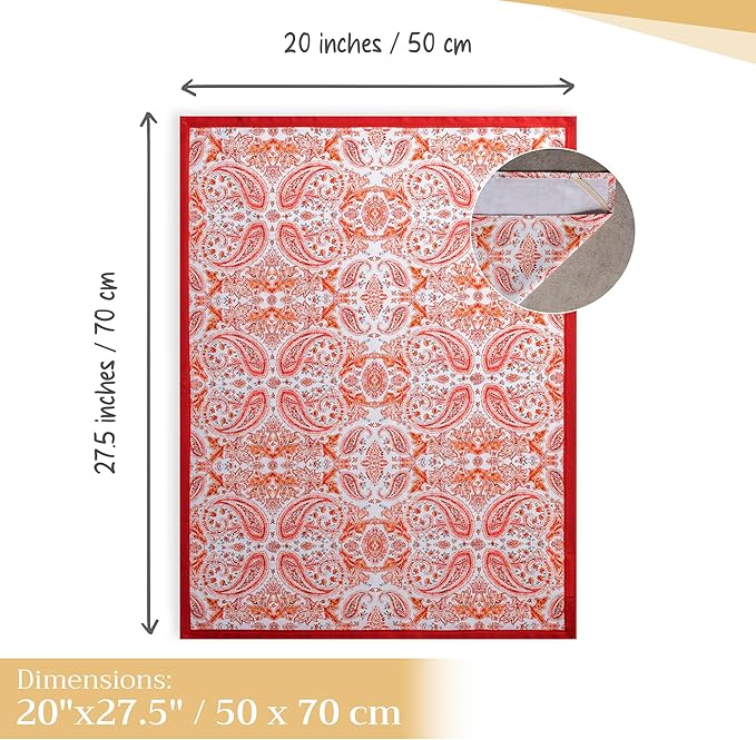 Maison d' Hermine Kitchen Towels Set of 3 100% Cotton 20" x 27.5" Reusable - Image 4