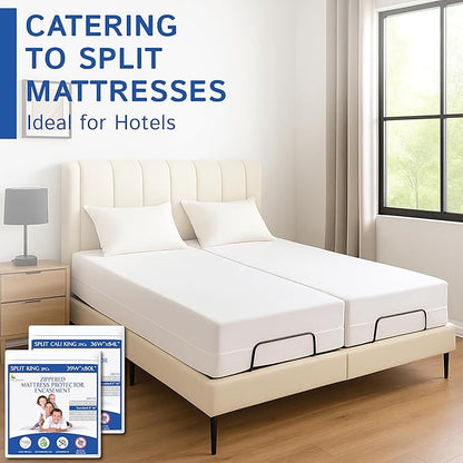 Split King Mattress Encasement 39" x 80" - Image 7