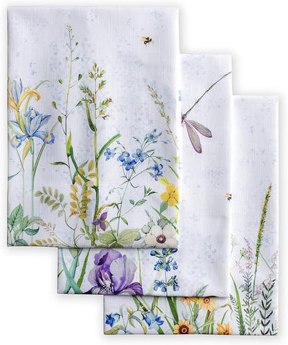Maison d' Hermine Kitchen Towels Set of 3 100% Cotton 27.50" x 20" Reusable by MaisondHermine
