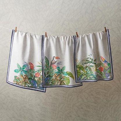 Maison d' Hermine Kitchen Towel 100% Combed Cotton Premium Set of 3 Soft - Image 4