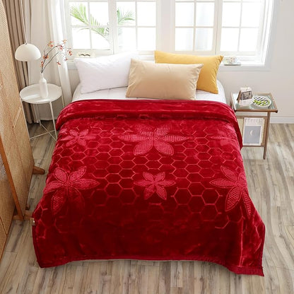 Hiyoko 11.5lbs Heavy 2Ply Embossed Blanket Reversible by Hiyoko