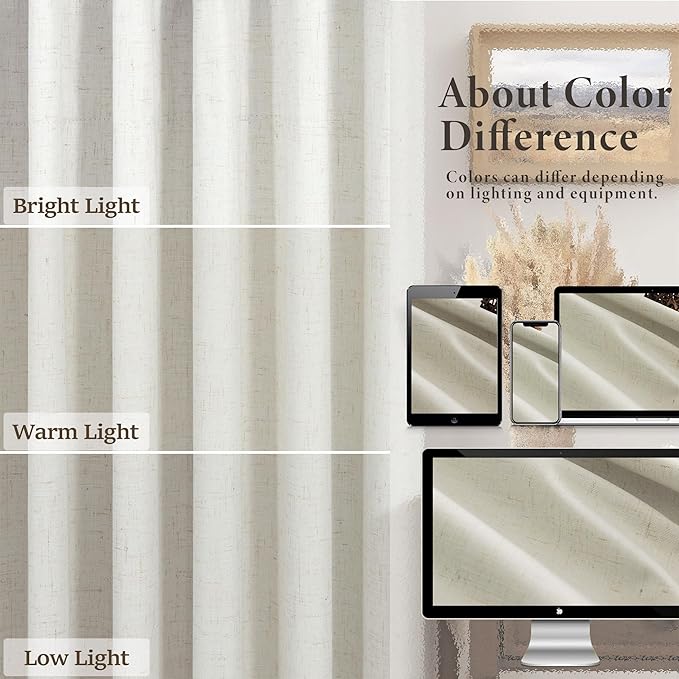 Custom 105 Inch Curtains for Nursery Cute Aesthetic Extra Long 100 Percent - Image 7