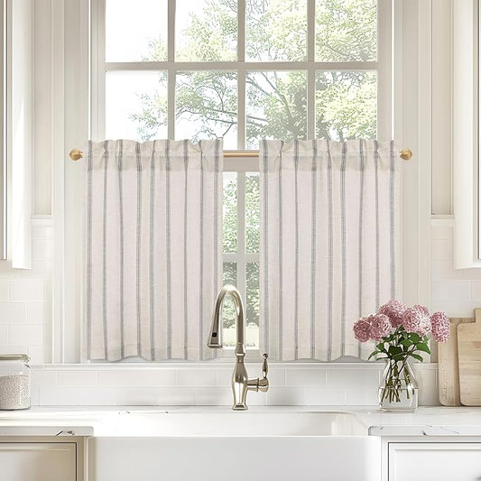 DriftAway Kitchen Tier Curtains by DriftAway