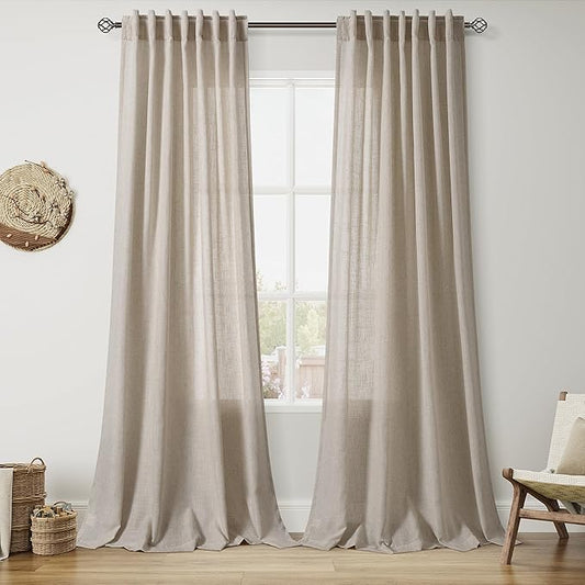 Nanspring Cobblestone Curtains 90 Inches Long by Nanspring