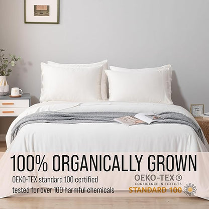 Bella Coterie 6 Piece Luxury Bamboo Viscose King Size Sheet Set | 100% - Image 4