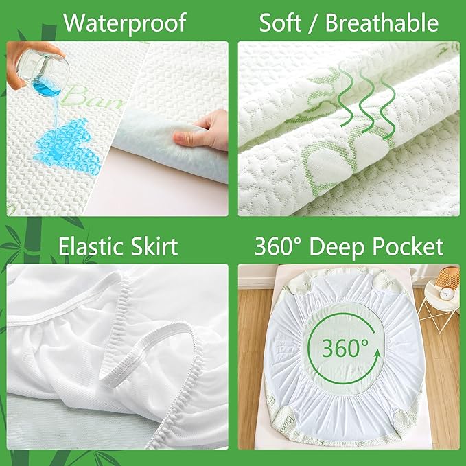 GOONIK Twin XL Mattress Protector - Image 3