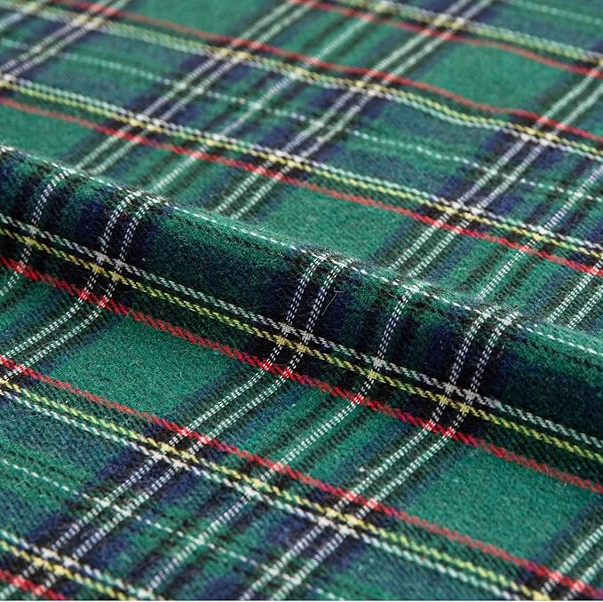 AQOTHES Pack of 2 Christmas Plaid Decorative Throw Pillow Covers Scottish - Image 6