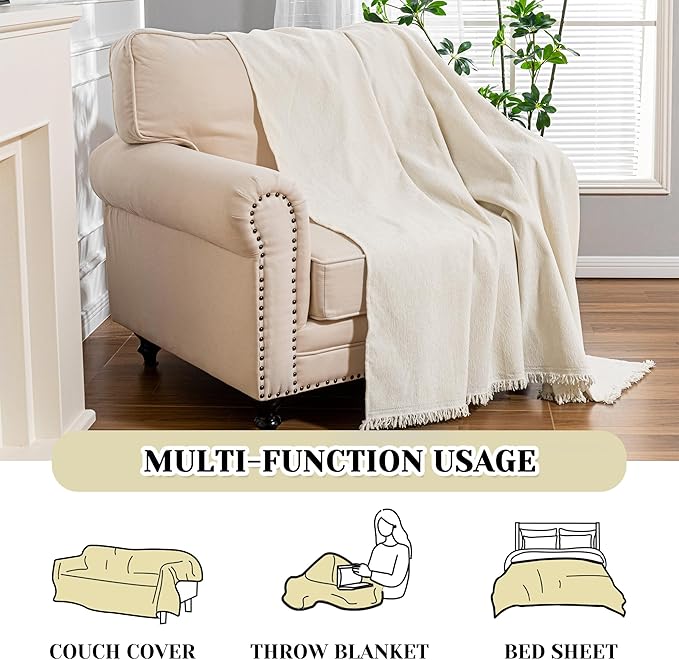 MEETSKY Oversized Chair Cover Washable Armchair Sofa Cover - Image 8