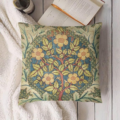 William Morris Floral Original Throw Pillow Covers Boho Art Retro Design Cozy - Image 4