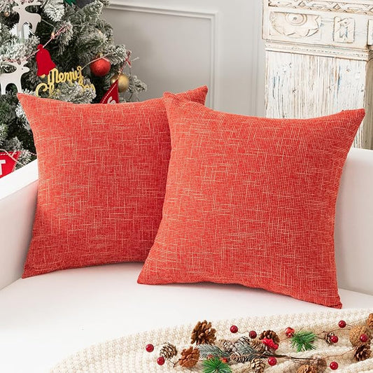 Kevin Textile Decorative Fall Throw Pillow Covers 2 Pack by KevinTextile