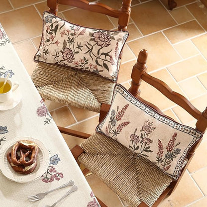 ISAENNE Design Linen Vintage Throw Pillow Covers 12"x20", Rectangle Cushion - Image 7