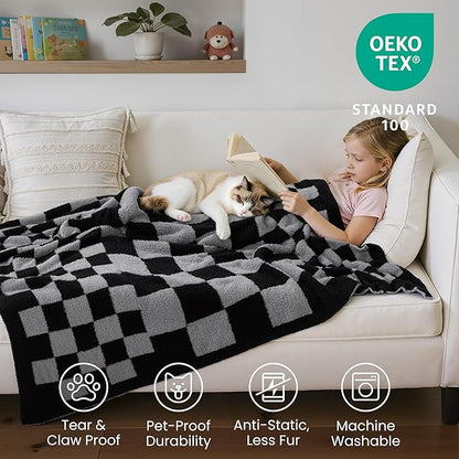 Joiedomi Throw Blanket for Couch, Cozy Cute Soft Throw Home Room Decor - Image 5