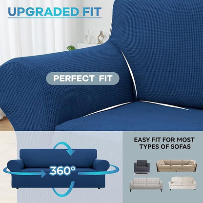 LURKA Stretch Sofa Slipcovers 1 Piece Couch Covers - Image 4
