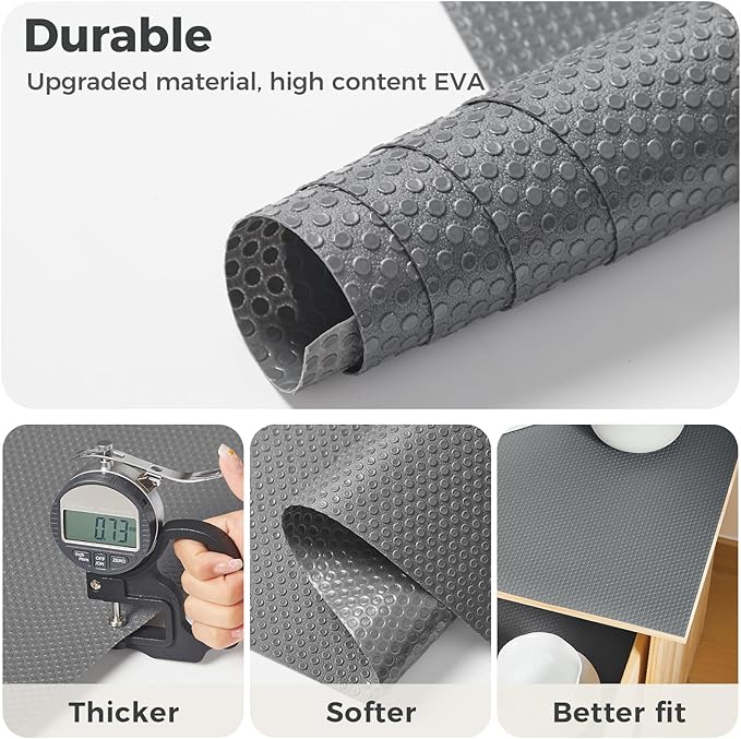 100% EVA Shelf Liner for Kitchen Cabinet, Dresser Pantry Bathroom Refrigerator - Image 6