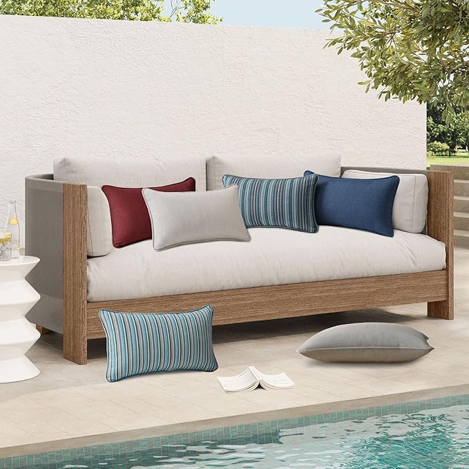 Sunbrella Decorative Outdoor Water Repellent Throw Pillows - Image 6