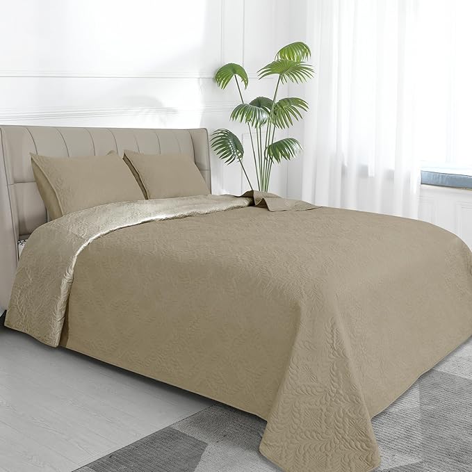Easy-Going Twin Size Reversible Quilt Set by Easy-Going
