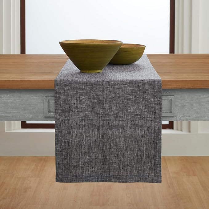 Solino Home Linen Table Runner 156 Inches Long - Image 2