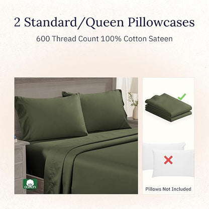 California Design Den Standard/Queen Pillow Cases Set of 2 - Image 3
