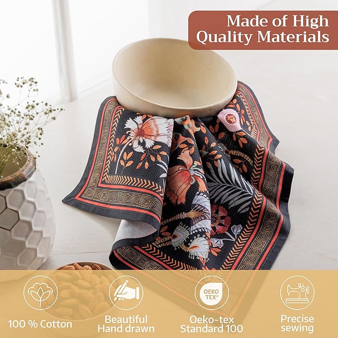 Maison d' Hermine Cloth Napkins Set of 4 100% Cotton Soft & Durable Everyday - Image 3