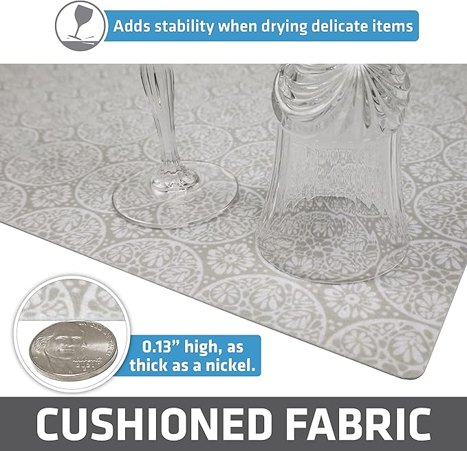 Drymate Premium Luxury Shelf & Drawer Liner, Thick Cushioned Fabric, - Image 5