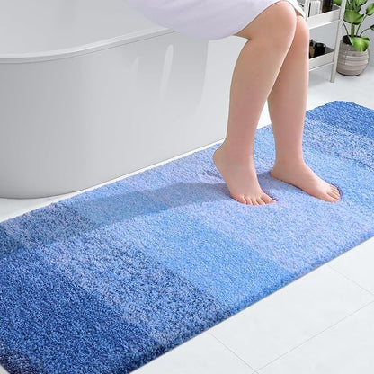 OLANLY Bathroom Runner Rugs 70x24, Extra Soft Absorbent Microfiber Bath Rugs by OLANLY