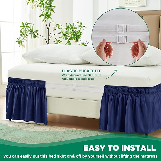 Biscaynebay Wrap Around Bed Skirts - Image 5