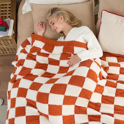 Snuggle Sac Orange Throw Blanket - Image 7