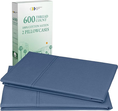 CALIFORNIA DESIGN DEN Luxuriously Soft Hotel Quality 600 Thread Count, 100% by CaliforniaDesignDen