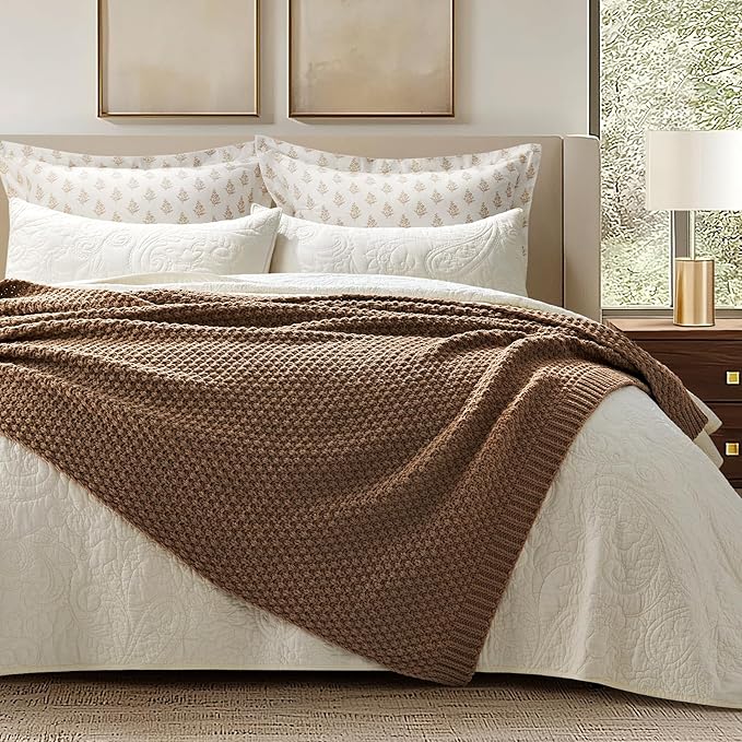 EVERGRACEHOME Chunky Chenille Knit Throw Blanket - Image 4