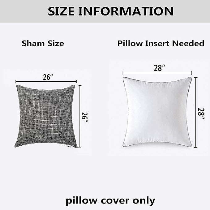 Kevin Textile Soft Solid Lined Linen Pillow Cover Durable Pillowcase Fashion - Image 6