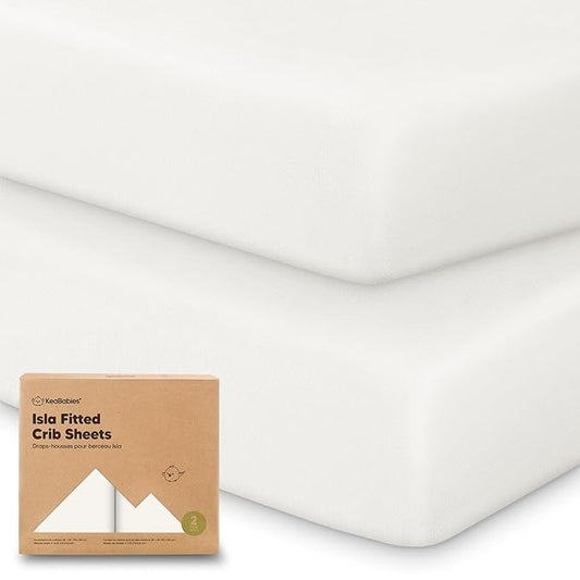 KeaBabies 2-Pack Baby Crib Sheets by KeaBabies