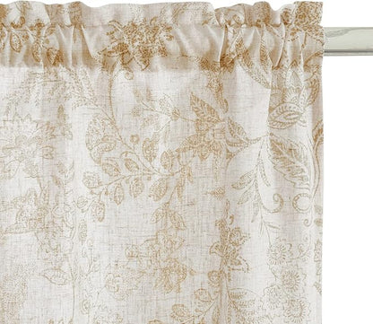 jinchan Floral Kitchen Curtains - Image 5