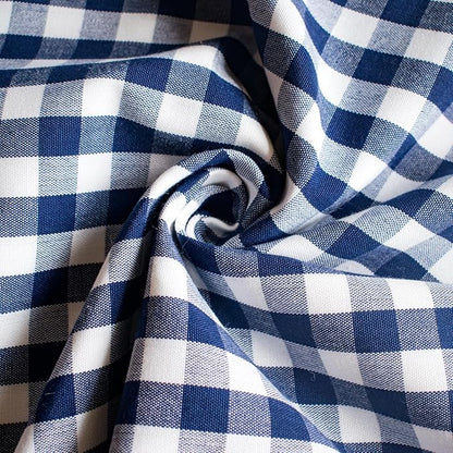 HOPLEE Farmhouse Gingham Pillow Covers Navy Blue Pillow Covers 18x18 Farmhouse - Image 7