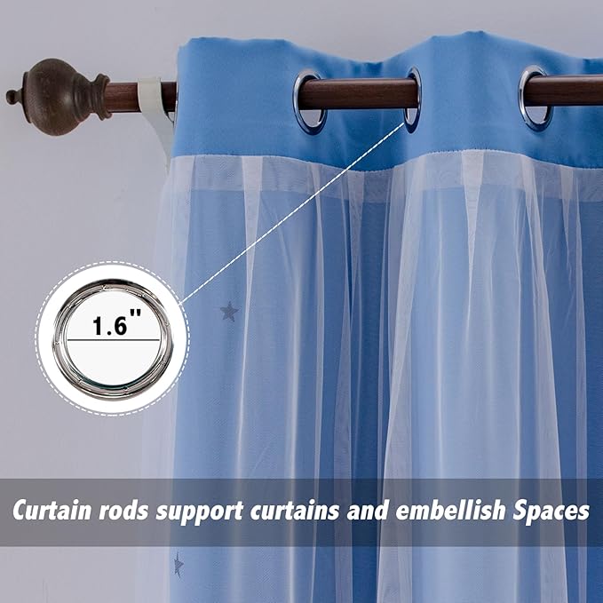 indistar Star Cutout Kids Window Blackout Curtains - Image 4