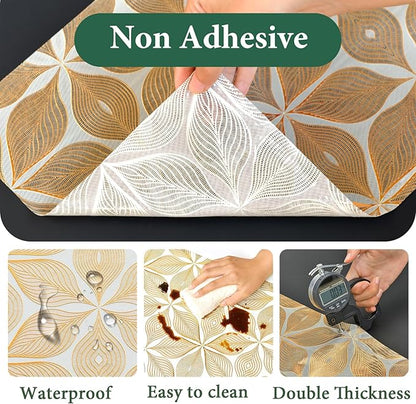 3D Drawer and Shelf Liner for Kitchen Cabinet: 17 in X 30 Ft Waterproof Shelf - Image 7