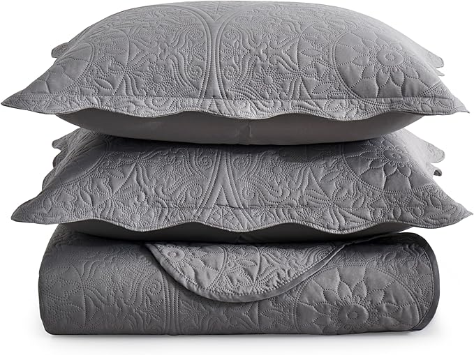 IR Imperial Rooms Twin Quilt Bedding Set Size + 1 Pillow Shams - Image 4
