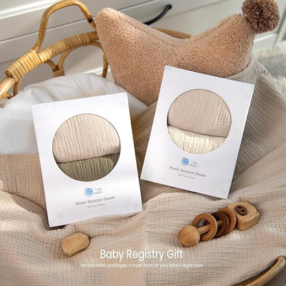 lulumoon Muslin Bassinet Sheets - Image 6