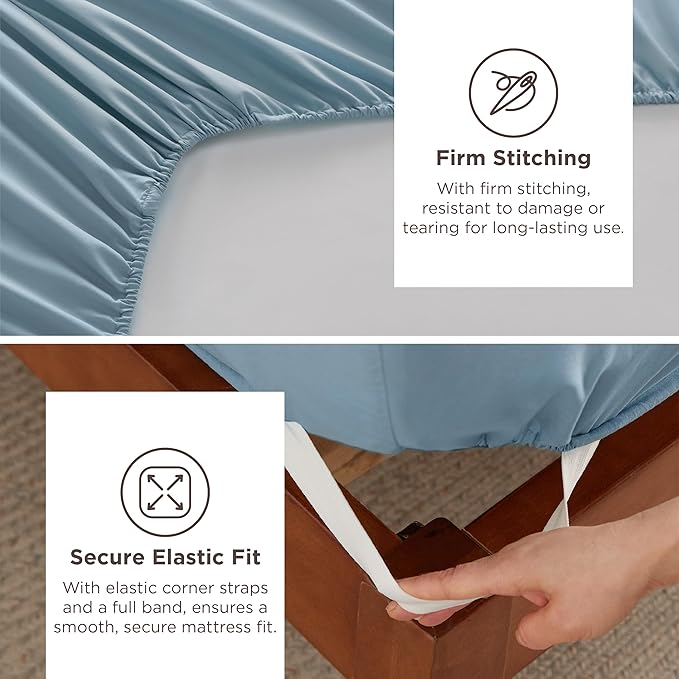 Bedsure Deep Pocket King Sheet Set - Image 4