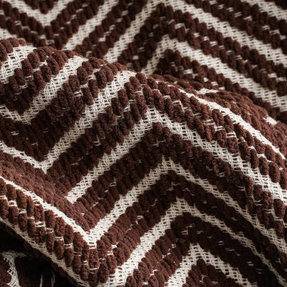 BATTILO HOME Chocolate Brown Throw Blanket - Image 8