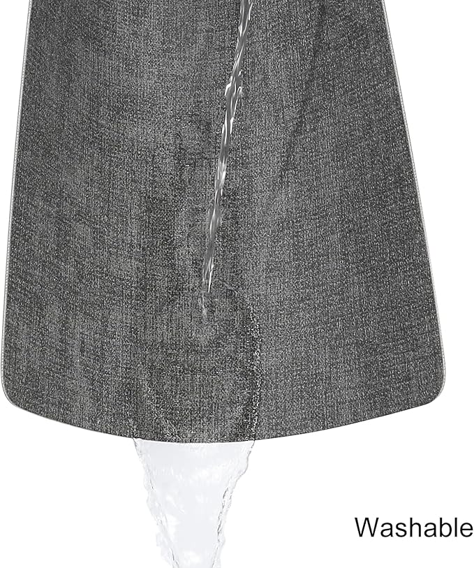 Table Runners 55 Inches Long, Dual-Sided Faux Leather Farmhouse Table Runner - Image 4